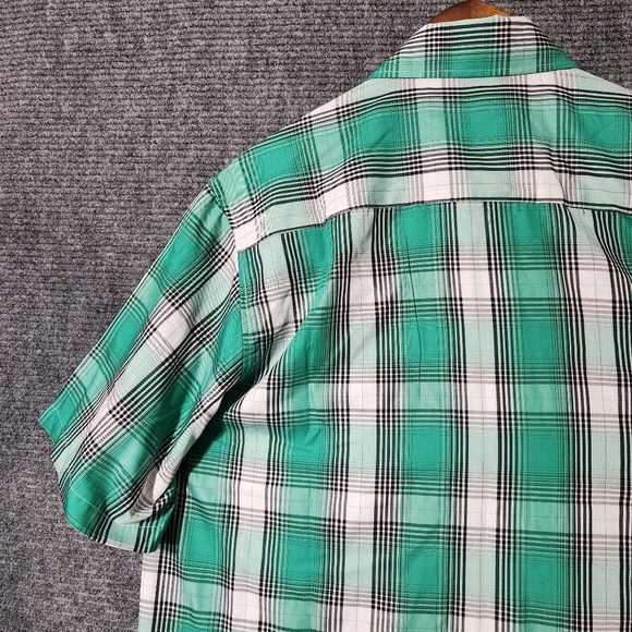 DIXXON Flannel Co. THE Grafton St Bamboo Blend Short Sleeve Shirt Sz XL - Picture 8 of 11